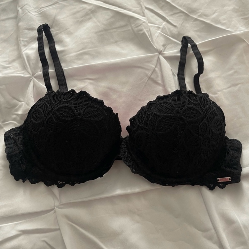 Pink Date Push Up Bra